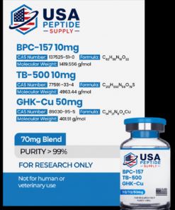 BPC-157 & TB-500 & GHK-Cu Blend (70mg) for sale in Los Angeles